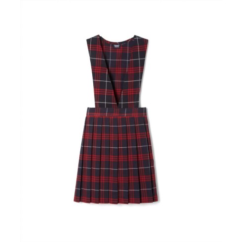 Gender Neutral V neck Pleated Plaid Jumper French Toast Target