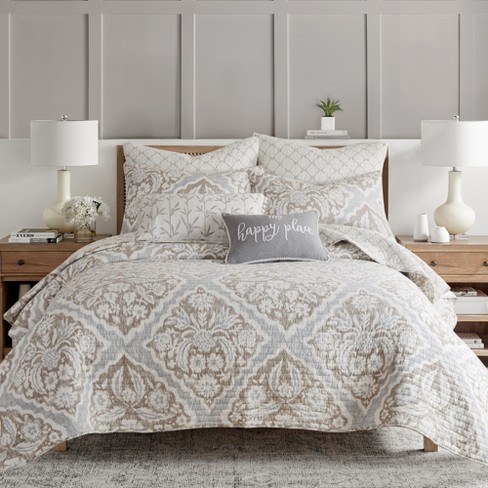 Becker Taupe Quilt Set - Levtex Home - image 1 of 4