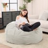 TUYOHW Bean Bag Chair with Removable Washable Cover, Side Pocket & Carry Handle, Oversized Lounger, Easy Clean Design - 2 of 4