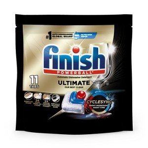 Finish Ultimate Dishwasher Detergent Tabs with CycleSync Technology - 1 of 4