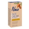 Nair Hair Remover Moisturizing Face Cream with Sweet Almond Oil - 2oz - image 3 of 4