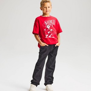 Boys' Mid-Rise Straight Fit Jeans - Cat & Jack™ Black Wash 10
