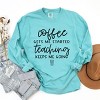 Simply Sage Market Keeps Me Going Coffee Garment Dyed Long Sleeve - 3 of 4