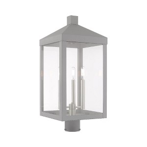 Livex Lighting Nyack 3 - Light Post Light in  Nordic Gray - 1 of 1