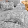 BAGOKIE 7 PCS Bed in a Bag Flower Reversible Comforter with Sheets Bedding Set - 3 of 4