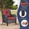 Gymojoy Outdoor Patio Chair Table with Ottoman High Back Club Chair - 4 of 4