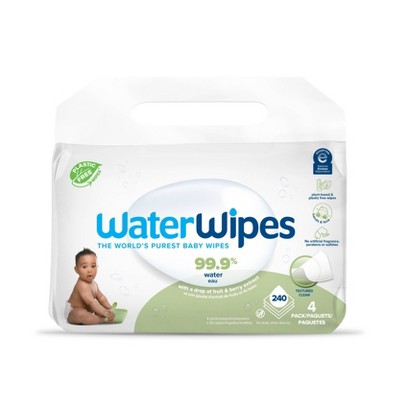 WaterWipes Biodegradable Textured Clean Toddler & Baby Wipes - 240ct