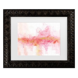 Trademark Fine Art - Lisa Audit Rainbow Seeds Abstract Gold Matted Framed Art - 1 of 4