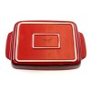 Crock-Pot 4 Quart Artisan Stoneware Bake Pan in Red - 3 of 4