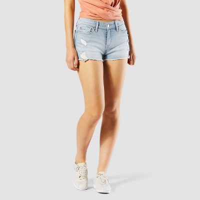 Women's Low-Rise Shortie Jean Shorts 