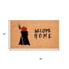 HomeRoots 24" X 36" Natural And Brown Halloween Halloween Welcome Outdoor Coir Door Mat - 3 of 3