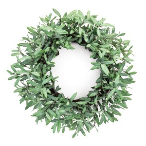 Olive Leaf Foliage Wreath 29"D - 1 of 2