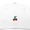 Dalix Lil Cherry Embroidered Cotton Summer Outdoor Baseball Cap Dad Hat Womens - 2 of 4