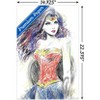 Trends International DC Comics - Wonder Woman - Sketch Unframed Wall Poster Prints - 3 of 4