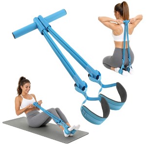 Unique Bargains 8-Tube Multifunctional Resistance Bands with