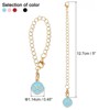 Unique Bargains Lobster Clasp Initial Name ID Charm Accessories for Tumbler with Handle 5 Pcs - 2 of 4