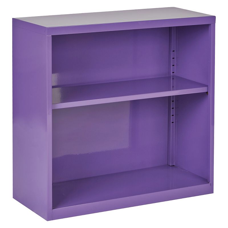 28" Metal Bookcase - Office Star, 1 of 6