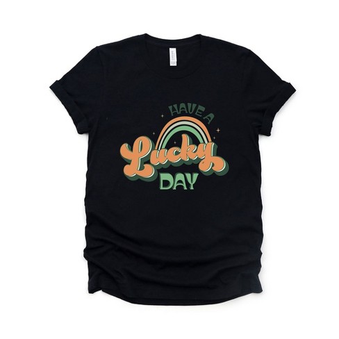 Simply Sage Market Women's Have A Lucky Day Short Sleeve Graphic Tee - image 1 of 4