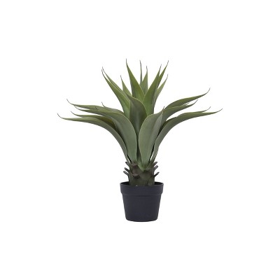 28" x 22" Artificial Faux Agave Plant in Pot - 3R Studios