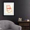 Trademark Fine Art - Rosi Feist  Ted Net Chair Red Matted Framed Art - image 2 of 4