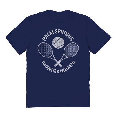Rerun Island Men's Palm Springs 2 Short Sleeve Graphic Cotton T-Shirt