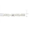 EVERLY JEWELRY | 9-10mm Cultured Freshwater Rectangular Pearl Endless Giftable Stackable Necklace, 32 inc - 2 of 4