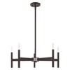 Livex Lighting Copenhagen 5 - Light Chandelier in  Bronze - 2 of 4