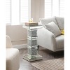Passion Furniture Decor 28 in. H Silver Pedestal - 4 of 4