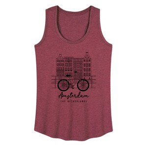 Women's - Instant Message - Amsterdam Graphic Racerback Tank - 1 of 4
