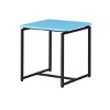 Syemin End Tables 3 Piece Blue Coffee Table and End Table Set, Small Side Tables Living Room, Narrow Side Table, Blue, 19"*39.5"*18.5" - 3 of 4