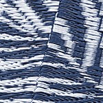 dark blue/white