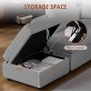 Modular Sectional Sleeper Sofa with Storage Seats, Convertible Sofa for Living Room - 4 of 4