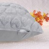 Unique Bargains Printed Decorative Faux Fur Heart Pattern Soft Pillow Covers 2 Pcs - 4 of 4