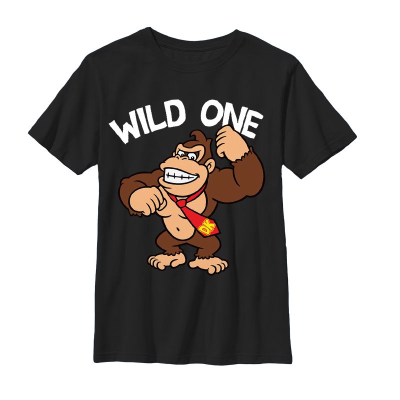 Boy's Nintendo Donkey Kong Wild One T-Shirt, 1 of 5