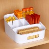 YouCopia ShelfBin Snack Organizer: Freestanding BPA-Free Pantry Storage with Multi-Compartments, White - image 3 of 4