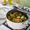 8qt Nonstick Ceramic Coated Aluminum Wide Stock Pot - Figmint™ - 2 of 4