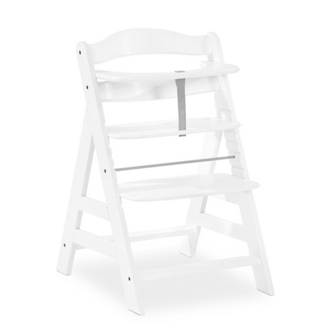 White wooden outlet baby high chair