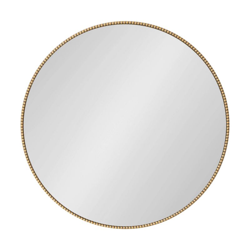 28&#34; x 28&#34; Gwendolyn Round Beaded Accent Wall Mirror Gold - Kate &#38; Laurel All Things Decor, 3 of 9