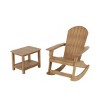 WestinTrends 2-Piece Outdoor Patio Adirondack Rocking Chair with Side Table Set - 4 of 4