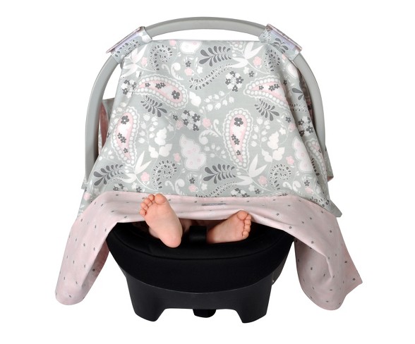 Balboa Baby Paisley Car Seat Canopy - Gray