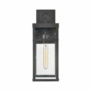 Elk Home Dalton 1 - Light Wall Light in  Textured Black - 1 of 4