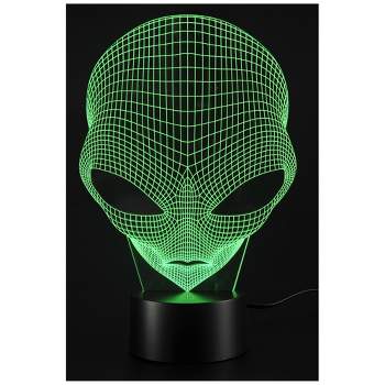Insten Alien 3D LED Lamp 7 Colors USB Power, Optical Illusion 3D Grow