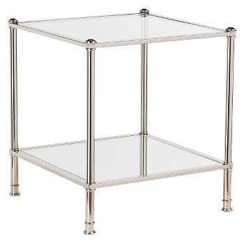 Stephens End Table - Metallic Silver - Aiden Lane