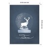 Amanti Art Snow globe Deer by Goed Blauw Canvas Wall Art Print Framed - 3 of 4