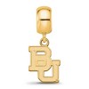 Black Bow Jewelry 14k Yellow Gold Plated Sterling Silver Baylor Bears NCAA Bead Charm - 3 of 4