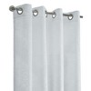 Habitat Boucle Sheer Premium Stylish and Functional Grommet Curtain Panel White - image 3 of 4