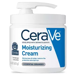 CeraVe Moisturizing Cream for Normal to Dry Skin, Face and Body Moisturizer - 16oz