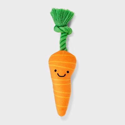 8" Carrot Dog Rope Plush Toy - Boots & Barkley™