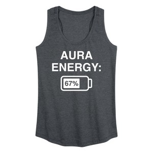 Women's - Instant Message - Aura Energy 67 Graphic Racerback Tank - 1 of 4
