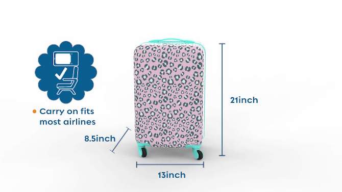 Crckt Kids' Hardside Carry On Spinner Suitcase, 2 of 13, play video